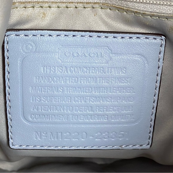 Coach Madison Maggie Navy Floral Tote Handbag M1220-23351 - Picture 11 of 16